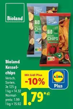 Lidl Bioland Kesselchips Angebot