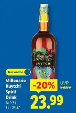 Lidl Millonario Kuytchi Spirit Drink Angebot