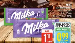 Edeka Milka Tafelschokolade Angebot