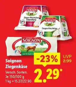 Lidl Soignon Ziegenkäse Angebot