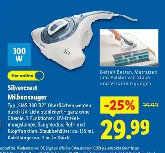 Lidl Silvercrest Milbensauger Angebot