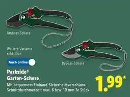 Lidl PARKSIDE Garten-Schere Angebot