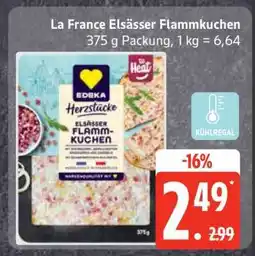 Edeka La France Elsässer Flammkuchen Angebot