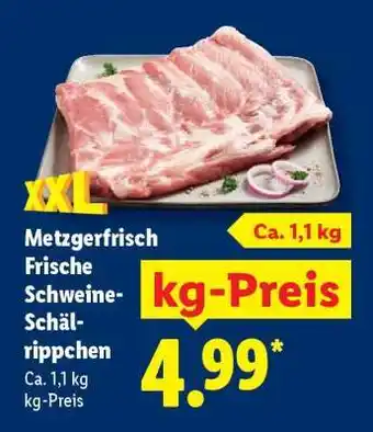Lidl Metzgerfrisch Frische Schweine-Schälrippchen Angebot