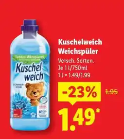 Lidl KUSCHELWEICH Weichspüler Angebot