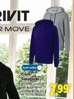 Lidl CRIVIT Sweatjacke Angebot