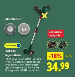 Lidl Parkside Fugenbürste Angebot