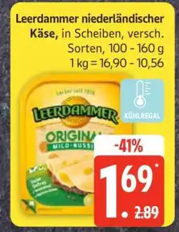 Edeka Leerdammer niederländischer Käse Angebot