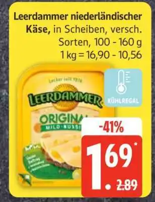 Edeka Leerdammer niederländischer Käse Angebot