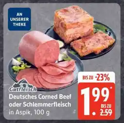 Edeka Deutsches Corned Beef oder Schlemmerfleisch Angebot