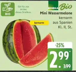 Edeka Mini- Wassermelone Angebot