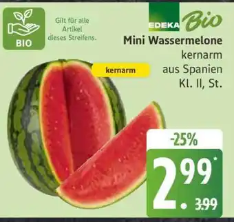 Edeka Mini- Wassermelone Angebot
