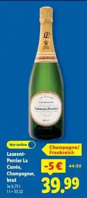 Lidl Laurent-Perrier La Cuvée, Champagner, brut Angebot