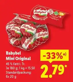 Lidl Babybel Mini Original Angebot