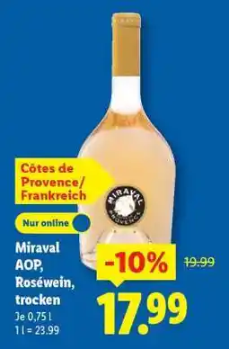 Lidl Miraval AOP, Roséwein, trocken Angebot