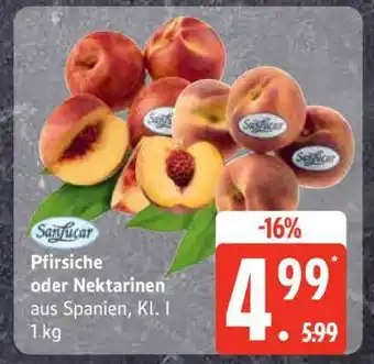 Edeka Pfirsiche oder Nektarinen Angebot