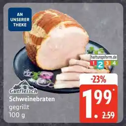 Edeka Schweinebraten gegrillt Angebot