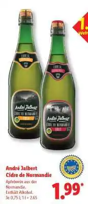 Lidl André Jalbert Cidre de Normandie Angebot