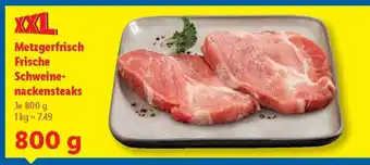 Lidl Metzgerfrisch Frische Schweinenackensteaks Angebot