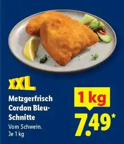 Lidl Metzgerfrisch Cordon Bleu-Schnitte Angebot