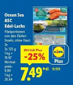 Lidl Ocean Sea ASC Edel- Lachs Angebot