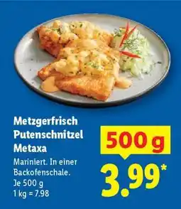 Lidl Metzgerfrisch Putenschnitzel Metaxa Angebot