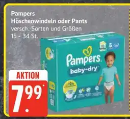 Edeka Pampers Höschenwindeln oder Pants Angebot