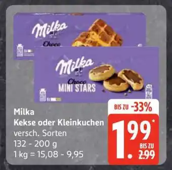 Edeka Milka Kekse oder Kleinkuchen Angebot