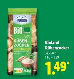 Lidl Bioland Rübenzucker Angebot