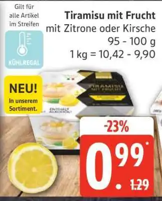 Edeka Tiramisu mit Frucht Angebot