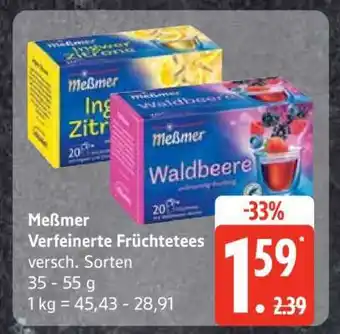 Edeka Meßmer Verfeinerte Früchtetees Angebot