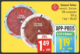 Edeka Salami-Teller Angebot
