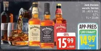 Edeka Jack Daniels versch. Sorten Angebot