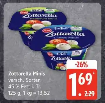 Edeka Zottarella Minis Angebot