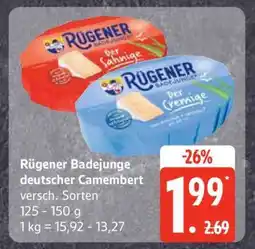 Edeka Rügener Badejunge deutscher Camembert Angebot