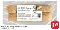 Edeka BeFlexx Baguette Schinken oder Salami Angebot
