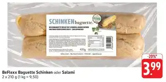 Edeka BeFlexx Baguette Schinken oder Salami Angebot