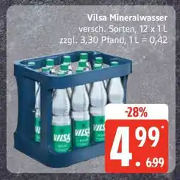 Edeka Vilsa Mineralwasser Angebot
