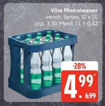 Edeka Vilsa Mineralwasser Angebot