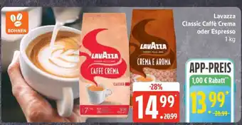 Edeka Lavazza Classic Caffè Crema oder Espresso Angebot