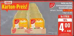 Edeka Hello my Cat Schlemmertappen Katzennahrung Angebot