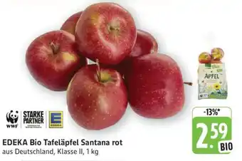 Edeka EDEKA Bio Tafeläpfel Santana rot Angebot