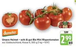 Edeka Unsere Heimat – echt & gut Bio Mini Rispentomaten Angebot