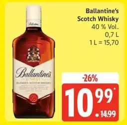 Edeka Ballantine's Scotch Whisky Angebot