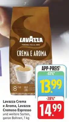 Edeka Lavazza Crema e Aroma, Lavazza Cremoso Espresso Angebot