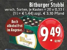Edeka Bitburger Stubbi Angebot