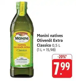 Edeka Monini natives Olivenöl Extra Classico Angebot
