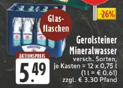 Edeka Gerolsteiner Mineralwasser Angebot