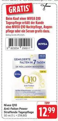 Edeka Nivea Q10 Anti Falten Power straffende Tagespflege Angebot