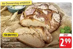 Edeka Urbrot Angebot